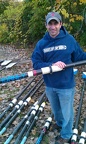 Chorney with his Oar